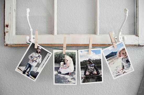 Budget Friendly Clothespin Photo Wall