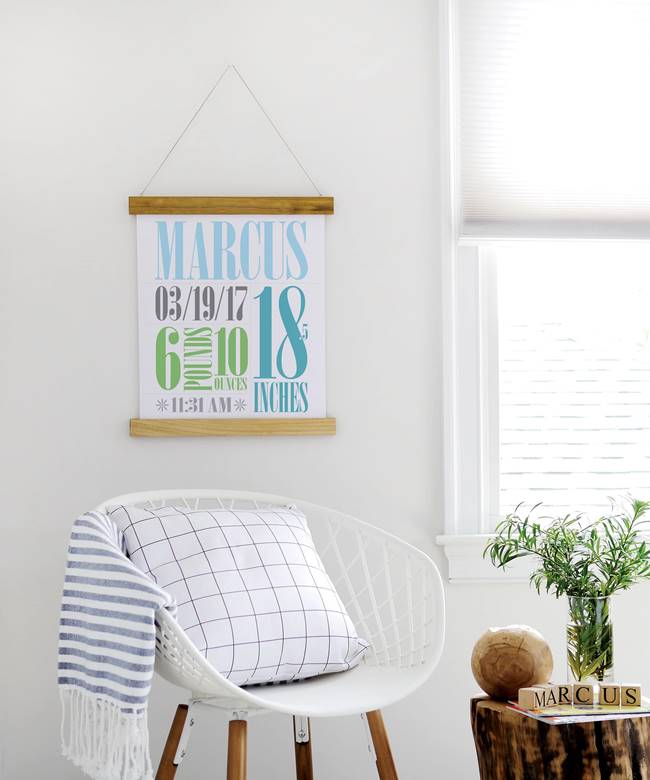 Budget Friendly DIY Poster Hanger