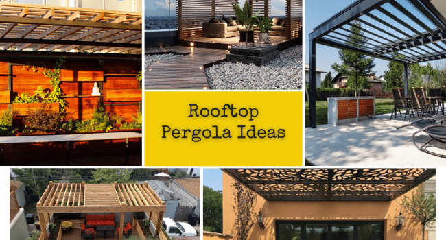 20 Rooftop Pergola Design Ideas and Inspiration for your Home