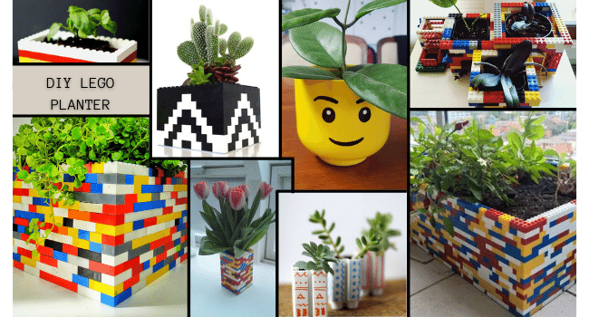 11 DIY LEGO Planter Ideas | Make Planter with LEGOs
