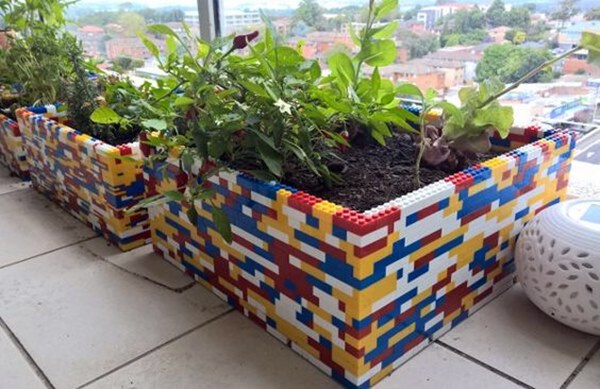 lego container planter